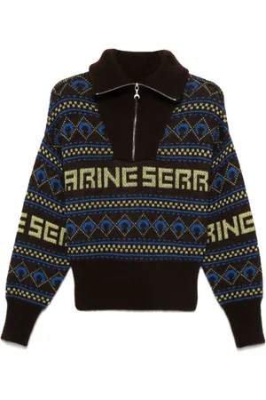 Marine Serre Jacquard-Pullover