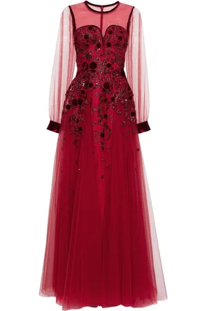 Saiid Kobeisy Besticktes Tüllkleid