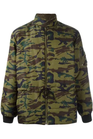 Jean Paul Gaultier Wattierte Jacke mit Camouflagemuster