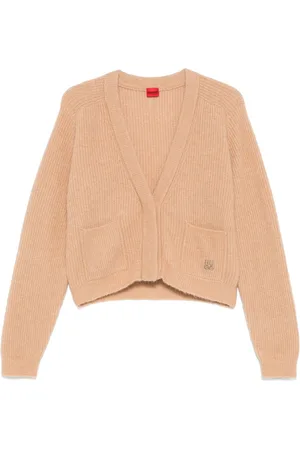 HUGO BOSS Cardigan mit Logo-Stickerei