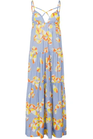 Moschino Maxikleid mit grafischem Print