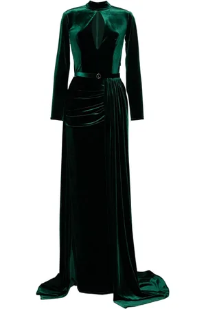Saiid Kobeisy Langes Kleid aus Samt
