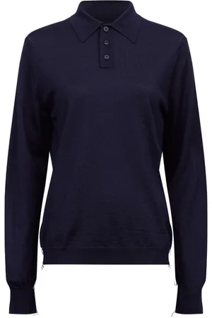Maison Margiela Pullover mit Poloshirtkragen