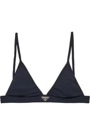 Prada Geripptes Bralet-Bikinoberteil