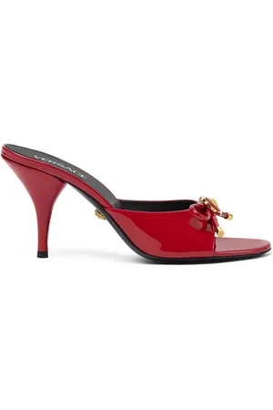 VERSACE Opera Bow Mules 85mm