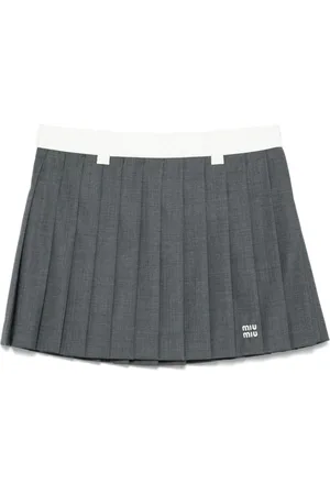 Miu Miu Minirock mit Falten
