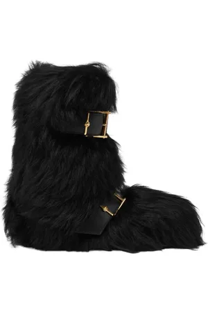 VERSACE Bastion Stiefel aus Shearling