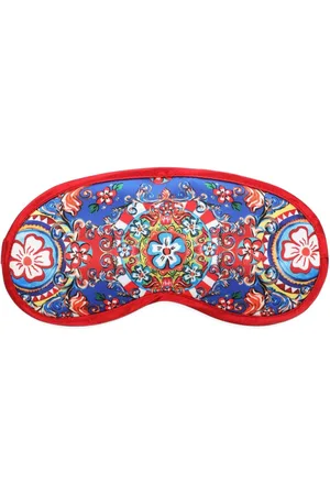 Dolce & Gabbana Schlafmaske mit grafischem Print