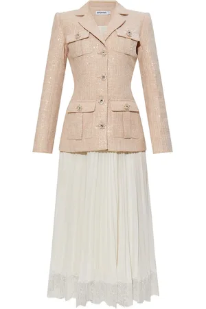 Self-Portrait Midikleid mit Pailletten