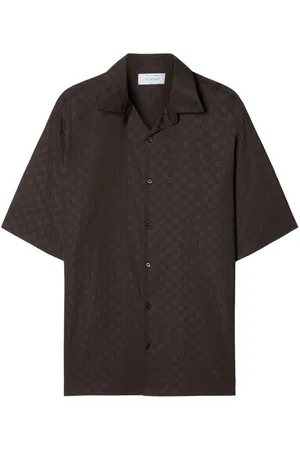 OFF-WHITE Hemd aus Damier Cot-Jacquard