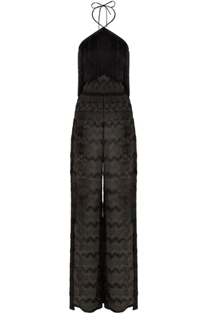 Missoni Lamé-Jumpsuit mit Fransendetail