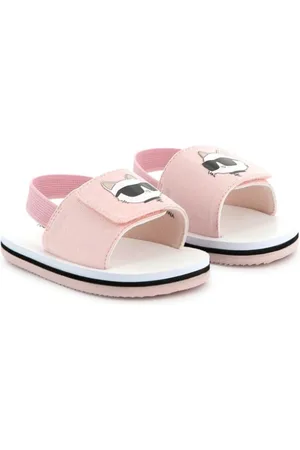 Karl Lagerfeld Sandalen mit Choupette-Print