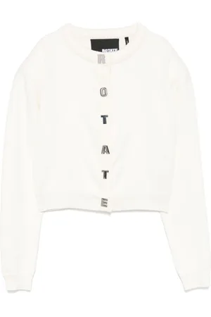 ROTATE Cardigan mit Buchstaben-Knöpfen