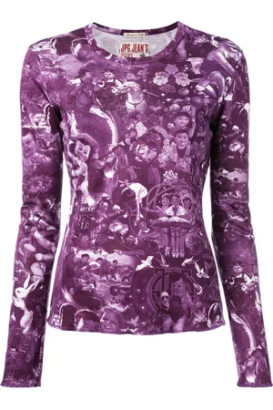 Jean Paul Gaultier Oberteil mit Baby-Print