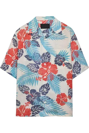 Prada Hemd mit Blumenmuster