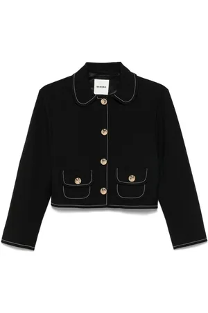 Sandro Jeansjacke mit Kontrastnähten