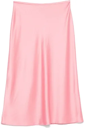 BLUMARINE Midirock aus Satin