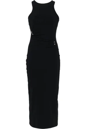 Patrizia Pepe Midikleid mit Piercing-Detail