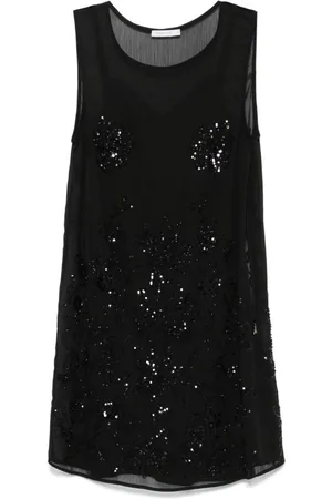 Patrizia Pepe Minikleid mit Blumenstickerei