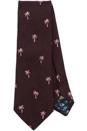 Paul Smith Krawatte mit Palmenstickerei