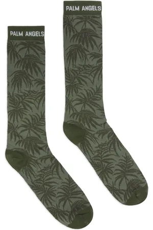 Palm Angels Socken aus Palmen-Jacquard