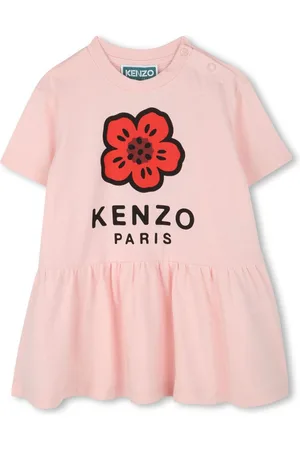 Kenzo Kleid mit Boke Flower-Print
