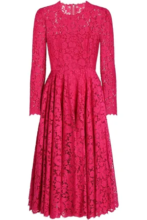 Dolce & Gabbana Kleid mit Spitzenapplikation