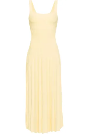 Staud Plissiertes Ellison Midikleid
