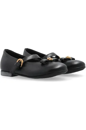 VERSACE Ballerinas mit Logo-Schild