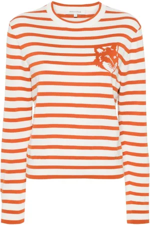 Maison Kitsuné Fox Head Intarsien-Pullover