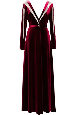 Saiid Kobeisy Langes Kleid aus Samt