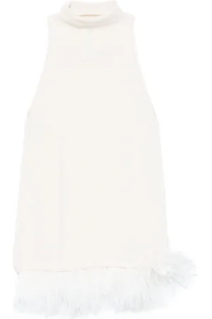 Serafini Minikleid mit Federn