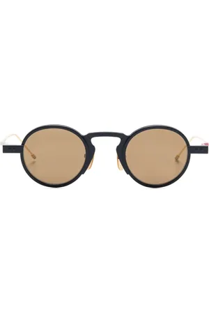 Thom Browne Sonnenbrille mit rundem Gestell