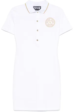 VERSACE Piqué-Minikleid