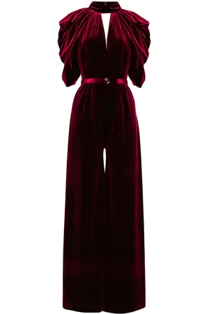 Saiid Kobeisy Jumpsuit aus Samt