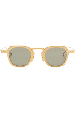 Thom Browne Sonnenbrille mit geometrischem Gestell
