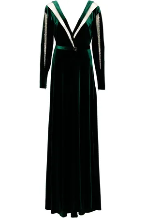 Saiid Kobeisy Langes Kleid aus Samt