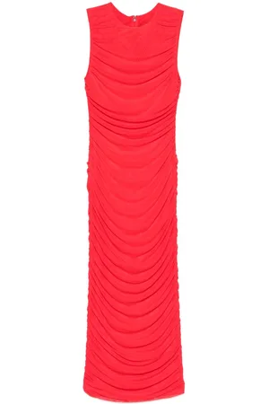 ROTATE Midikleid aus Mesh