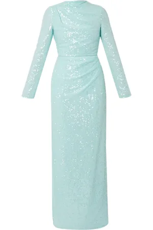 Erdem Langärmliges Abendkleid mit Pailletten
