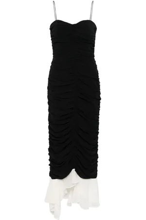 ROTATE Midikleid im Layering-Look