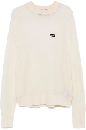 ROTATE Pullover mit Logo-Patch