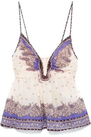 ZIMMERMANN Maxine Plunge Bluse