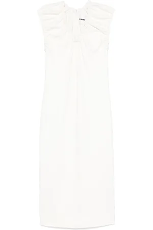 Jil Sander Gerafftes Midikleid