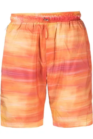 Ahluwalia Shorts mit Batikmuster