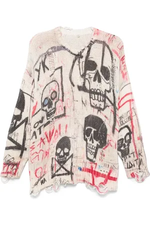 R13 Pullover mit Print