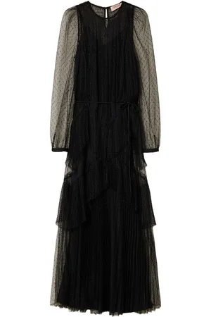 Twin-Set Maxikleid aus Tüll
