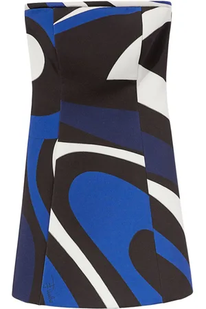 Puccini Minikleid mit Marmo-Print