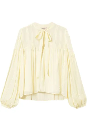 Twin-Set Gestreifte Bluse aus Jacquard