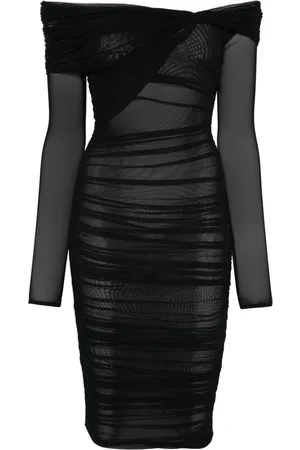 MUGLER Schulterfreies Minikleid