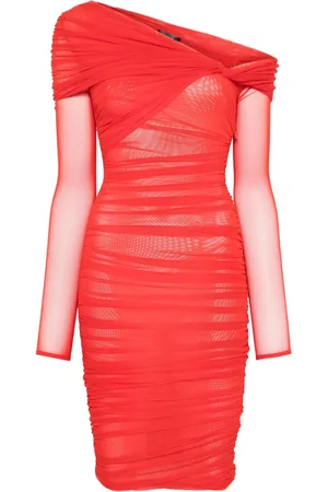 MUGLER Schulterfreies Minikleid